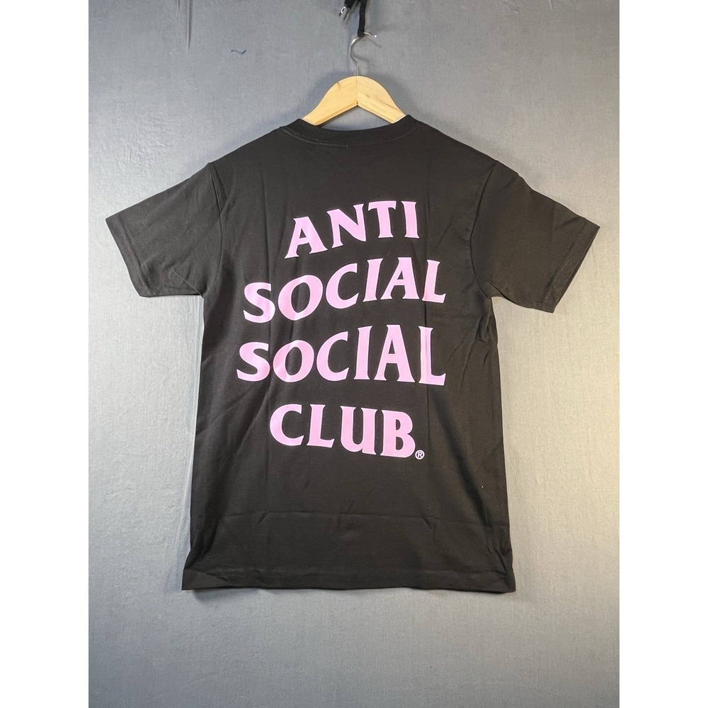 New Anti Social Social Club Sick And Tired T-shirt Black Size Small - Picture 7 of 7